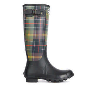 Dames regenlaars, Bede Black Classic Tartan.