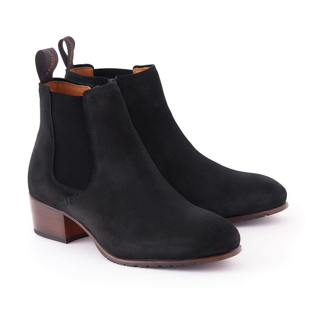 Damesschoen Bray black Suede