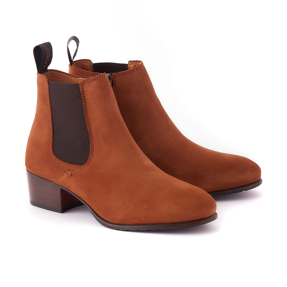 Damesschoen Bray in camelkleur.