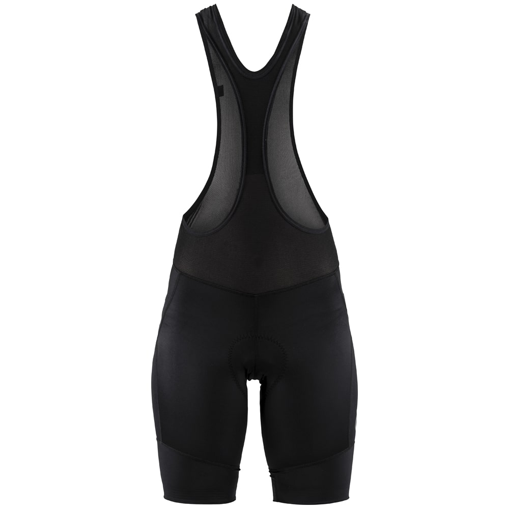 Craft Essence Bib Shorts, zwarte damesfietsbroek.