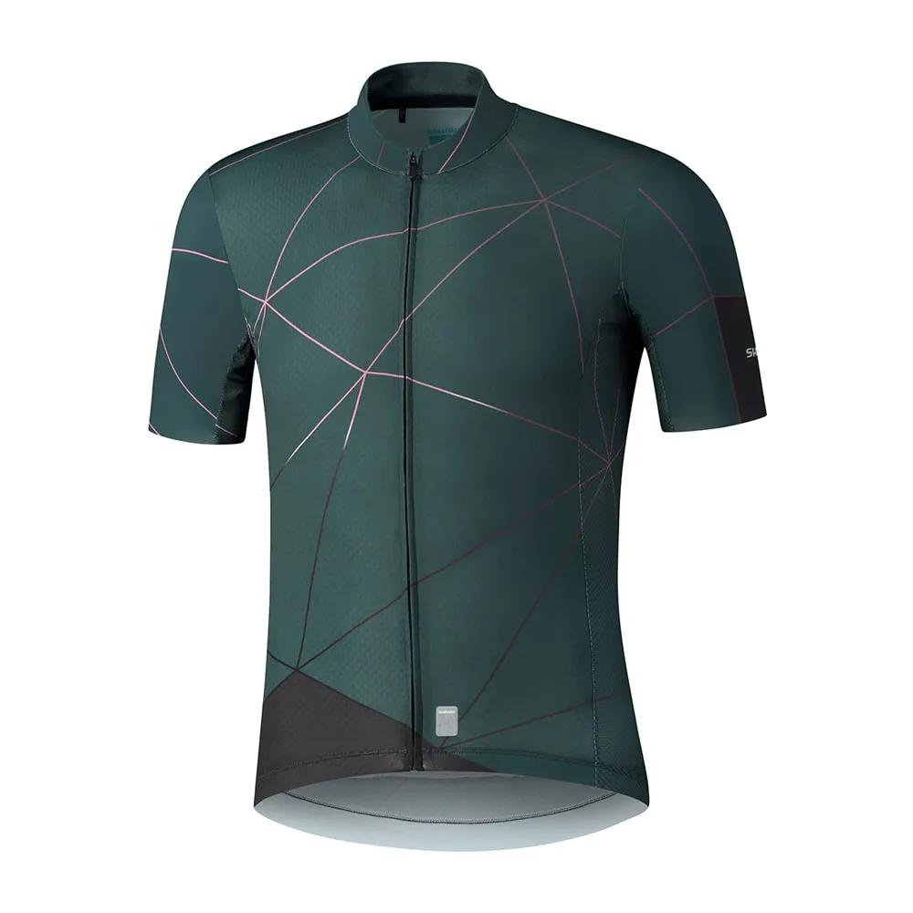 Fietsshirt - Shimano Wielershirt Breakaway - M - Heren - Groen