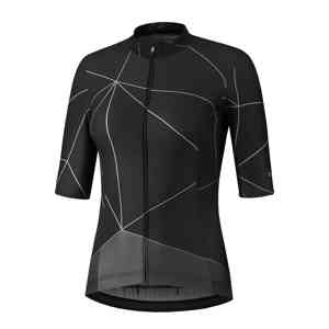 Fietsshirt - Shimano Wielershirt Yuri - L - Dames - Zwart