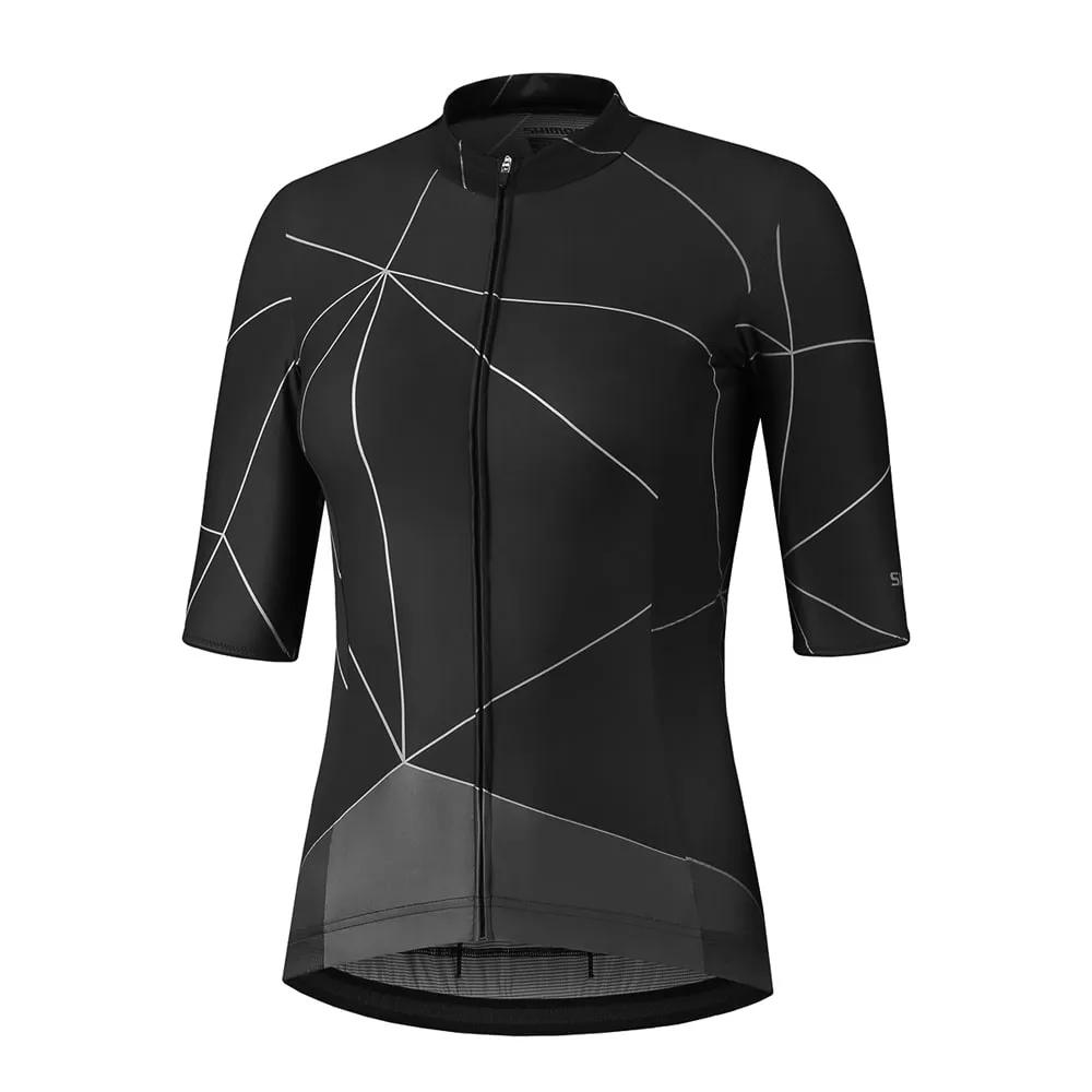 Fietsshirt - Shimano Wielershirt Yuri - M - Dames - Zwart