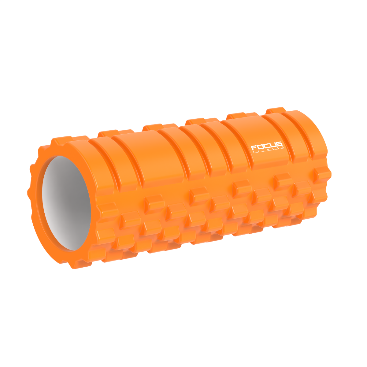 Foam Roller Focus Fitness Oranje 33 cm: handig en effectief voor spierherstel en flexibiliteit.