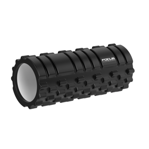 Foam Roller - Focus Fitness - Zwart - 33 cm