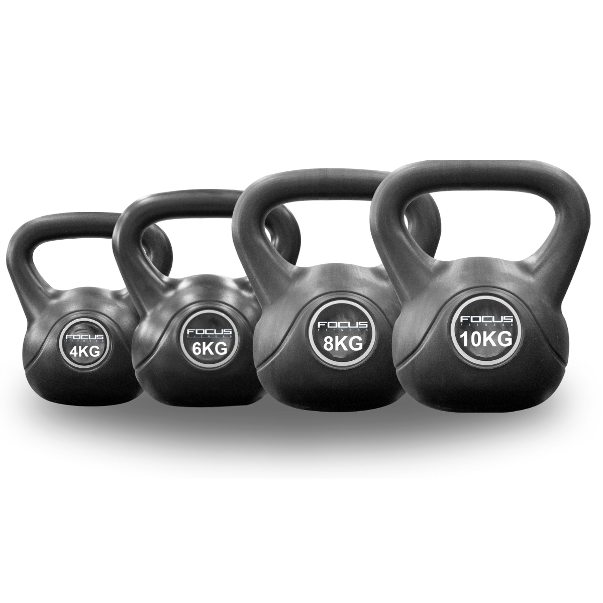 Kettlebell set 4 t/m 10 kg.