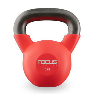 Kettlebell 12 kg Rood.