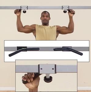 Lat Pull up Chin Up Station Grips: Train je bovenlichaam.