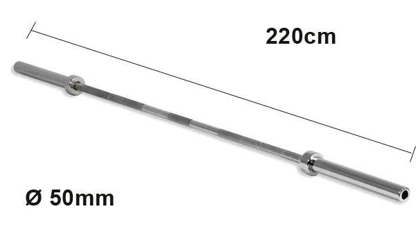 Olympische Halterstang 220cm 700 kg.