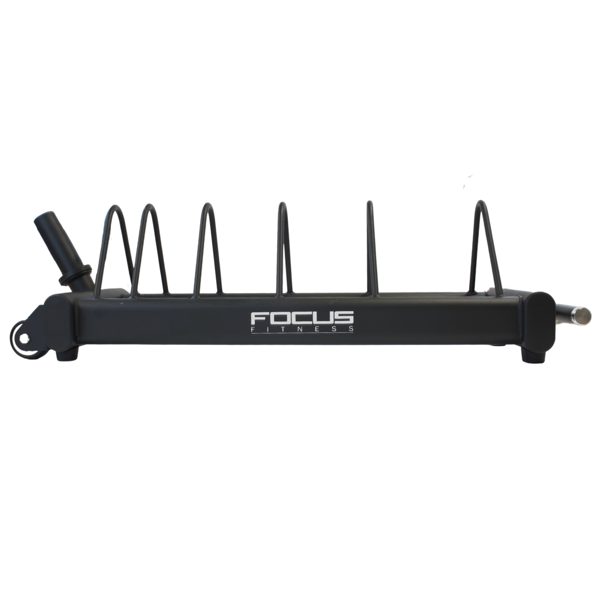 Focus Fitness Bumper Plate Rack opbergsysteem.