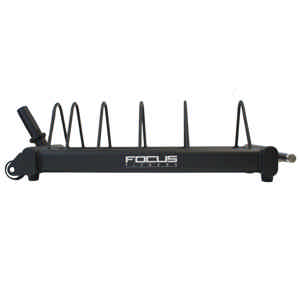 Focus Fitness Bumper Plate Rack opbergsysteem.