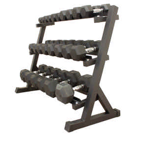 Focus Fitness Dumbbell Rack, 3 lagen.