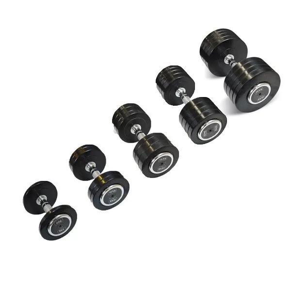 Rubber Dumbbells 2 x 10 kg