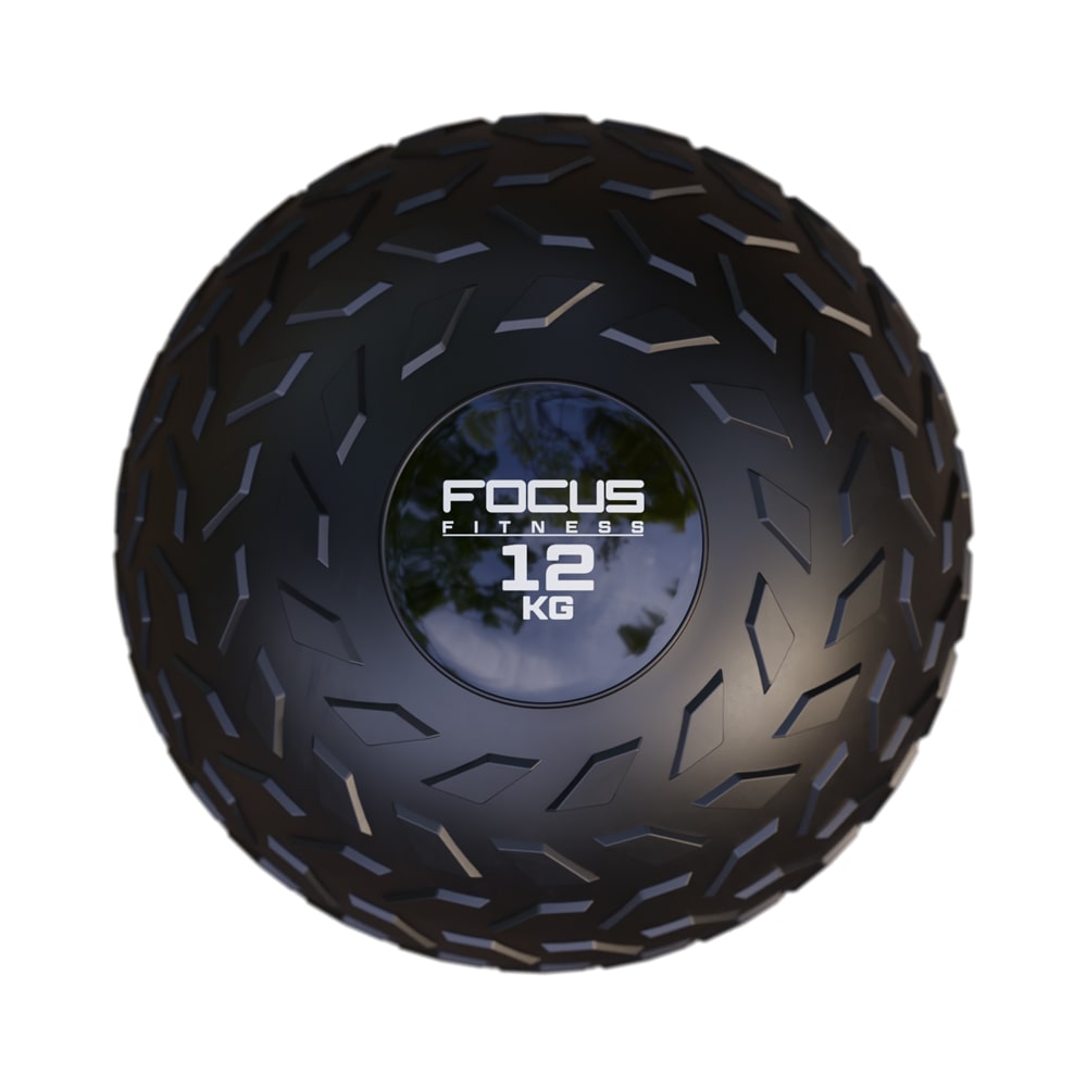 Focus Fitness Slam Ball met grip, 12 kg.