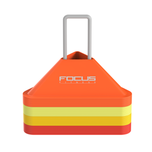 Trainingspionnen voor Focus Fitness.