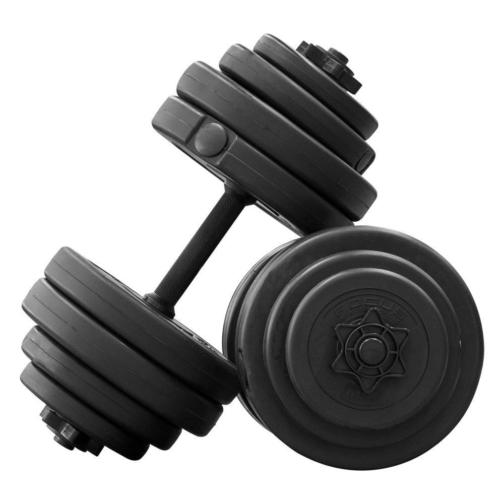 Verstelbare Dumbbellset Focus Fitness 28 kg