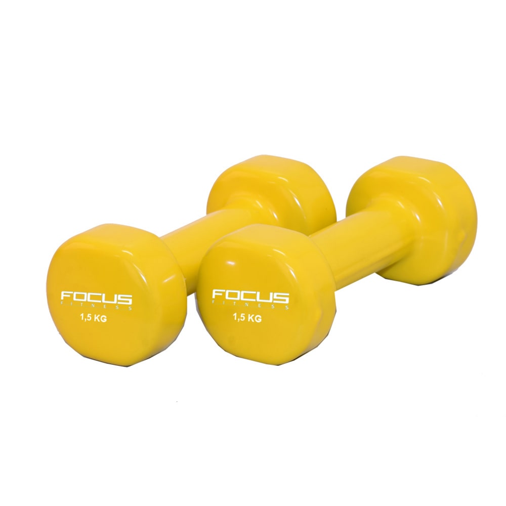 Vinyl Dumbbells 2 x 1.5 kg.