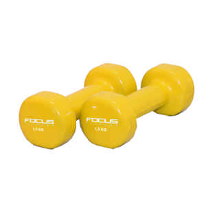 Vinyl Dumbbells 2 x 1.5 kg.