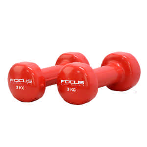 Dumbbells Focus Fitness 2 x 3 kg.