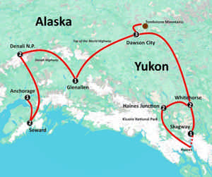 Alaska Yukon hoogtepunten in 16 dagen.