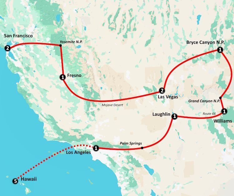 Western Highlights Maui in 17 dagen.