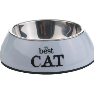 Best Cat melamine eetbak - Grijs