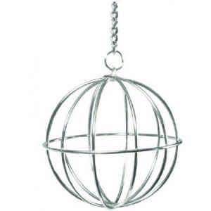 Chroom voederbal voor knaagdier - 8 cm
