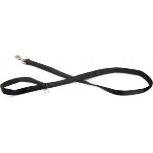 Hondenriem Mac Leather 120cm x 25mm zwart