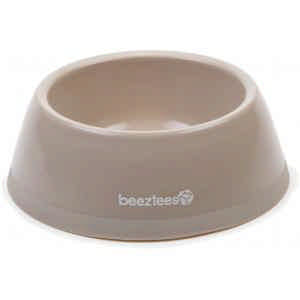 Hondenvoerbak kunststof beige 12 cm