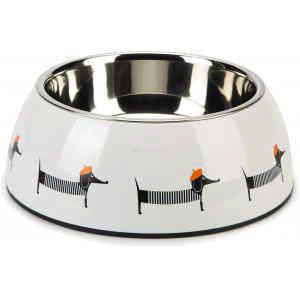 Hondenvoerbak Woby wit 22 cm