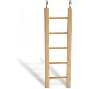 Houten vogelladder 24 cm, 5 treden.