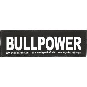 Julius K9 Bullpower label, 11x3 cm.