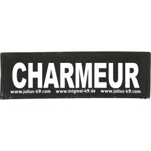Julius-K9 tekstlabel Charmeur 16 x 5 cm