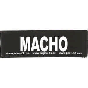 Julius K9 label, Macho, 11x3 cm.