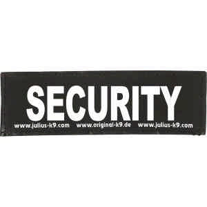 Julius K9 label Security, 16x5 cm.