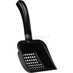 Extra grof kattenbakschep voor eenvoudig reinigen.