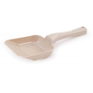 Kunststof kattenbakschep fijn - beige