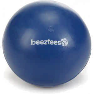 Rubber bal hondenspeeltje blauw.