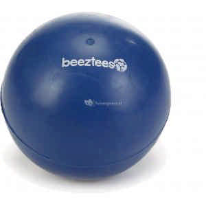 Massieve blauwe rubberen bal 9cm.