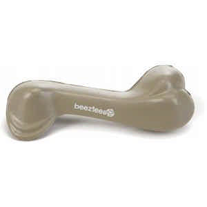 Massief hondenspeeltje, beige, 14cm