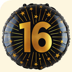 16e verjaardag ballon