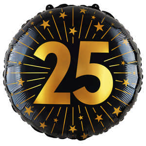 25e verjaardag ballon