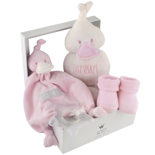 Geboorte cadeau BamBam roze