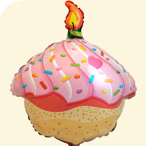 happy birthday cupcake jumbo