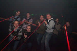 Lasergamen in een oude kazerne