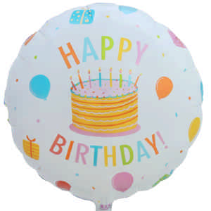 Verjaardag ballon kleurrijk