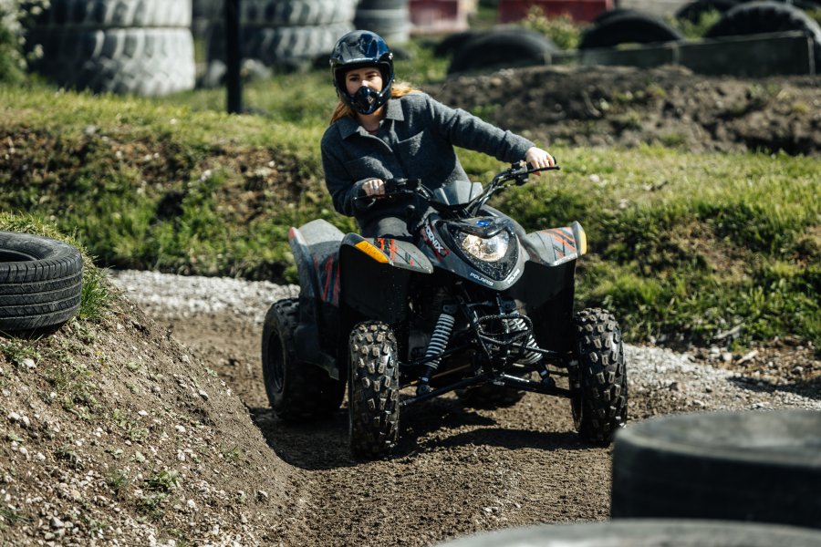 Ervaar adrenaline door quad te rijden.