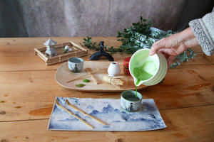 Workshop voor het maken van matcha.