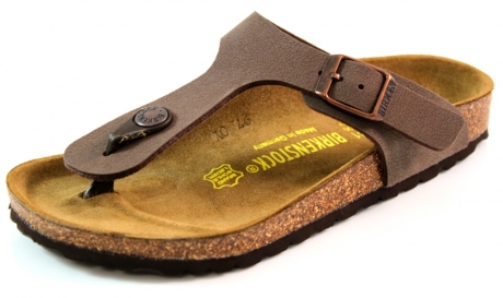 Birkenstock kinderslippers Gizeh online Bruin BIR07