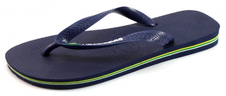 Havaianas Brasil Logo slippers Blauw HAV51